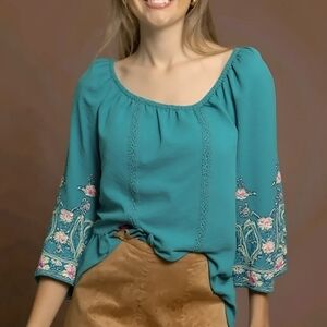 OLIVE HILL Woman's Embroidered Top